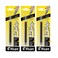 Pilot Dr Grip Retractable Ballpoint Pen Refills 10mm Medium Point Black Ink 6 Pack of 2