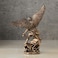 Veronese Design 4 Inch Archangel Saint Michael Slaying Demon Resin Figurine Hand Painted Bronze Finish