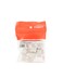 Legrand  OnQ Telephone Keystone Jack RJ45 6P6C Insert QuickConnect Universal Keystone Connector for Phone Connections Rear Mount SnapIn Keystone Design White 10 Count WP3473WH10