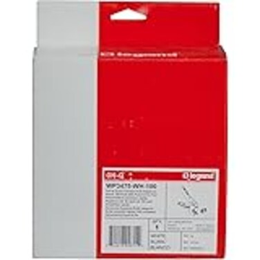 Legrand  OnQ RJ45 Keystone Insert Cat 5e Keystone Jack Terminate with Punch and Go Tool or Any 110 Punchdown Tool White 100 Pack WP3475WH100