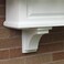 Mayne 4828W Nantucket White 2pk Decorative Brackets