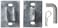 Dock Edge Stationary Dock Connector Hinge Kit Galvanized  316