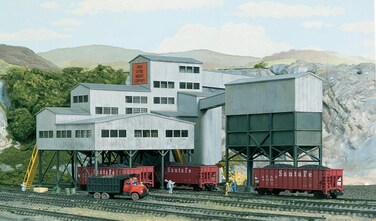 Walthers Cornerstone N Scale Model New River Mining Kit 712 x 538 x 558 9333221