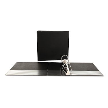 Universal DRing Binder 4 Capacity 812 x 11 Black 20706