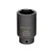 Powerbuilt 12 Drive 33mm Axle Nut Socket  647078  Black
