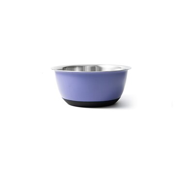 Fox Run Stainless Steel Mixing Bowl Purple 425 Quart