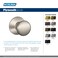 Schlage F170 PLY 605 V Plymouth Door Knob One Sided NonTurning Dummy Door Handle Bright Brass
