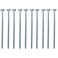 FastCap PowerHead Wood Screws with Flat Head  SelfTapping Point  25 T20 Torx Drive Zinc Finish 150Pack  99946