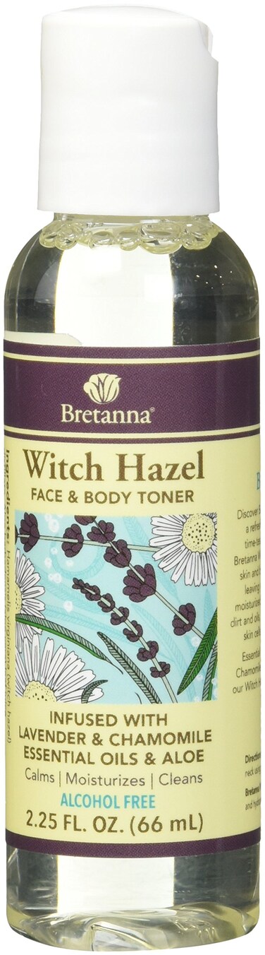 Bretanna Witch Hazel Toner Lavender Chamomile 225 fl oz