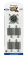 Bachmann Trains  SnapFit EZ TRACK 90 DEGREE CROSSING 1card  NICKEL SILVER Rail With Gray Roadbed  HO Scale