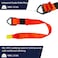 Fusion Adjustable Lanyard with DRing Orange30 INCHES TZP163