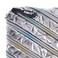 ZIPIT Metallic Pencil Case for Girls  Pencil Pouch for School College and Office  Pencil Bag for Kids Silver