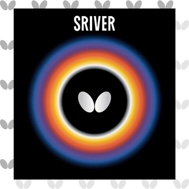 Butterfly Sriver Table Tennis Rubber  15 mm 17 mm 19 mm 21 mm or MAX  Red or Black  1 Inverted Table Tennis Rubber Sheet  Professional Table Tennis Rubber