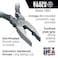 Klein Tools J12098 Universal Combination Pliers with Crimping Die Toothed Pipe Grip Induction Hardened Knives