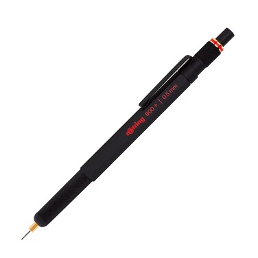 rOtring 800 Mechanical Pencil and Touchscreen Stylus 05 mm Black