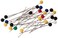 Dritz 31 Color Ball Pins Long 112Inch 75Count package may vary