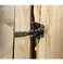 National Hardware N101121 Automatic Gate Latch Includes 4Inch Bar Coated with WeatherGuard Protection Black
