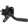 National Hardware N101121 Automatic Gate Latch Includes 4Inch Bar Coated with WeatherGuard Protection Black