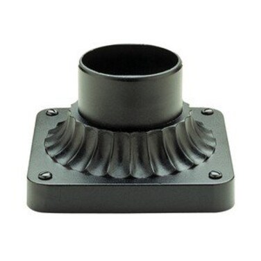 Trans Globe Lighting TG100 RT Traditional Base Mount OutdoorPostLights 314Inch BronzeDark