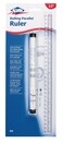 ALVIN Rolling Parallel Ruler 12 Inch Model 312 Multipurpose Imperial and Metric Rolling Ruler for Students Artists and Designers Ideal for Drawing Parallel Lines Curves and Arcs  12 inches