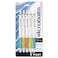 PILOT Acroball PureWhite Pen 07 mm Black Ink TurquoiseOrangePurpleLimeBlue 5Pack PIL31861
