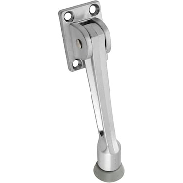 National Hardware N273557 V239 Kickdown Door Stop in Satin Chrome5 Inch