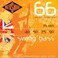 Rotosound RS66S Swing Bass 66 Stainless Steel ShortScale Bass Guitar Strings 40 50 75 90