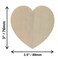 Creative Hobbies Unfinished Wood Heart Cutout Shapes Ready to Paint or Decorate 35 Inch Wide  12 Pack