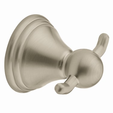 Moen DN8403BN Preston Double Robe Hook Brushed Nickel