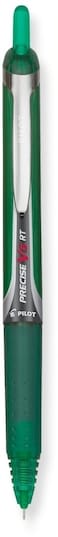 Pilot Precise V5 RT Refillable  Retractable Rolling Ball Pens Extra Fine Point 05 mm Green Pack of 12