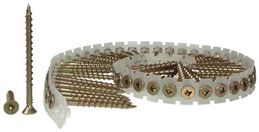 Senco 08F300Y DuraSpin 8 x 3inch Wood to Wood Collated Screw 800 Ct