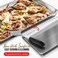 Aluminum Baking Sheet Set 2 Pack Cookie Sheet Set 18 x 13 Steel Baking Pan Set Commercial Cookie Sheets for Baking Nonstick Half Sheet Baking Pans Set Baking Sheets for Oven Half Sheet Pan