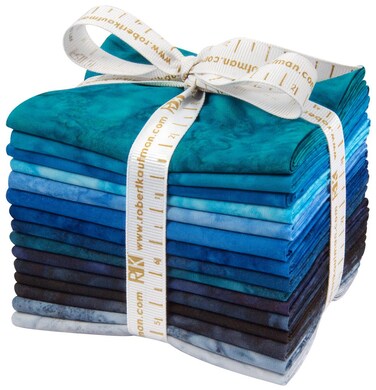 Robert Kaufman Fabrics Lunn Studios Artisan Batiks Prisma Dyes Open Waters 15 Fat Quarters FQ82915