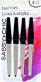 Nail Files Sassy  Chic 4 Pieces