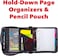 Caseit The Dual 20 Zipper Binder  Two 2 Inch DRings  5 Subject File Folder  Multiple Pockets  800 Sheet Capacity  Comes with Shoulder Strap  Black Dual301
