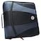 Caseit The Dual 20 Zipper Binder  Two 2 Inch DRings  5 Subject File Folder  Multiple Pockets  800 Sheet Capacity  Comes with Shoulder Strap  Black Dual301