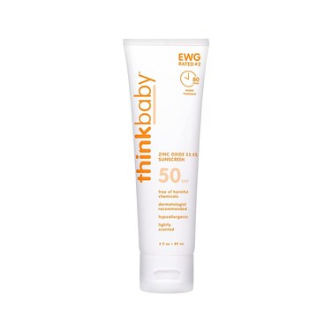 Thinkbaby Safe Sunscreen SPF 50 3oz Pack of 3