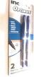 Inc Optimus Fine Point Pen Smooth Bold Writing Black Ink 2 pack