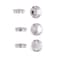 Danco 80674 Index Buttons for Gerber Acrylic Pack of 1 White