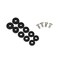 Danco 80790 Flat Washer Assortment for Use with QuickOpening Style Faucets Pack of 1 Black