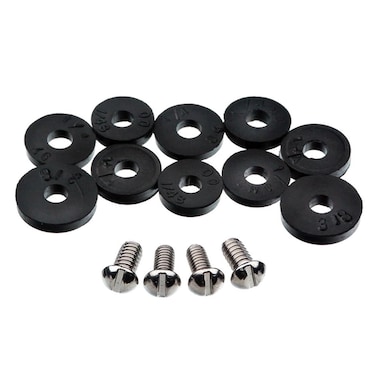 Danco 80790 Flat Washer Assortment for Use with QuickOpening Style Faucets Pack of 1 Black