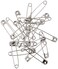 Dritz 112 200 Count NickelPlated Steel Safety Pins Size 2