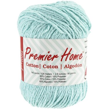 Premier Yarns 3813 Home Cotton Yarn Solid Pastel Blue