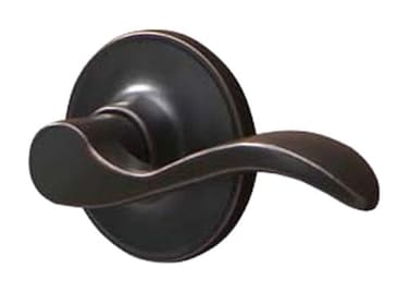 Schlage J10SEV716 Seville Hall and Closet Lever Aged Bronze