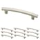 Franklin Brass P29615KSNB Pierce Kitchen or Furniture Cabinet Hardware Drawer Handle Pull 4 102mm Satin Nickel 10 Count