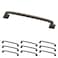 Franklin Brass Lombard 10Pack Cabinet Handles 5116 Hole to Hole Soft Iron Kitchen Cabinet Pulls Drawer Handles Cabinet Hardware Dresser Drawer Pulls P29614KSIB