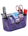 EasyPAG Desk Organizer Mesh Desktop Office Supplies Multifunctional Caddy Pen Holder Stationery with DrawerPurple