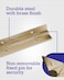 Hardware Essentials 851064 Continuous Pin 24 x 112 Brass