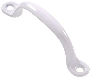 Hardware Essentials Utility Pull White Coating 334 851569