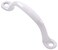 Hardware Essentials Utility Pull White Coating 334 851569